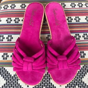 Anthropologie Splendid Faith Cork Slide Sandal